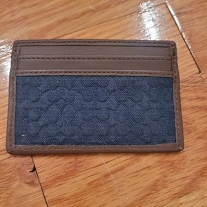 Coach card holder